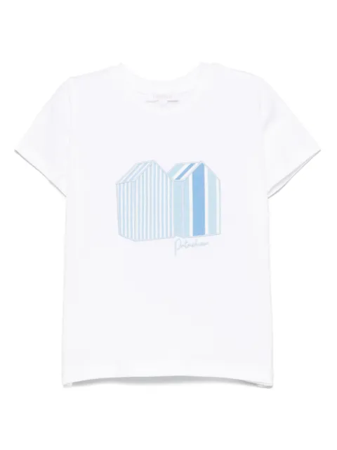 Patachou logo-embroidered T-shirt