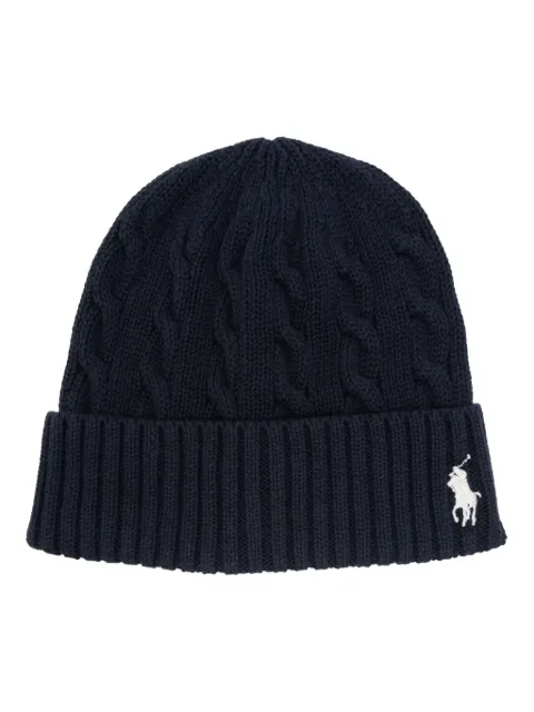 Polo Ralph Lauren طاقية منسوجة بحياكة الضفيرة