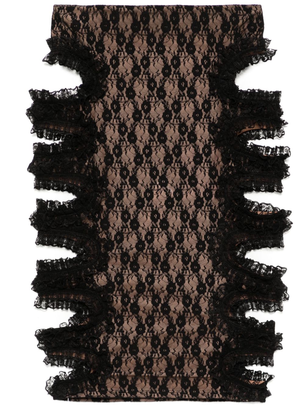 x Christopher Kane lace cut-out midi skirt