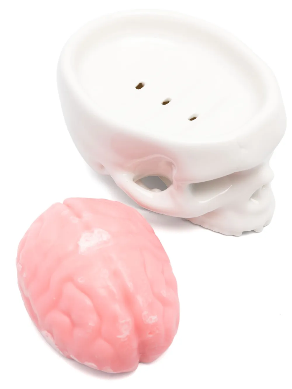 Seletti X Propaganda Brain Wash Soap Holder (11cm X 15cm) In White