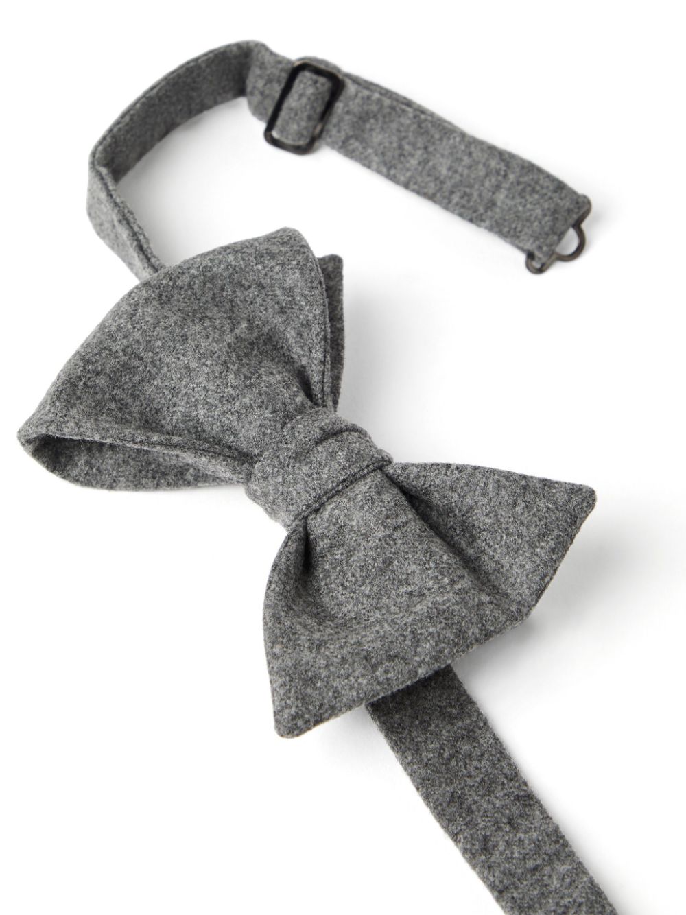 Brunello Cucinelli flannel bow tie - Grijs