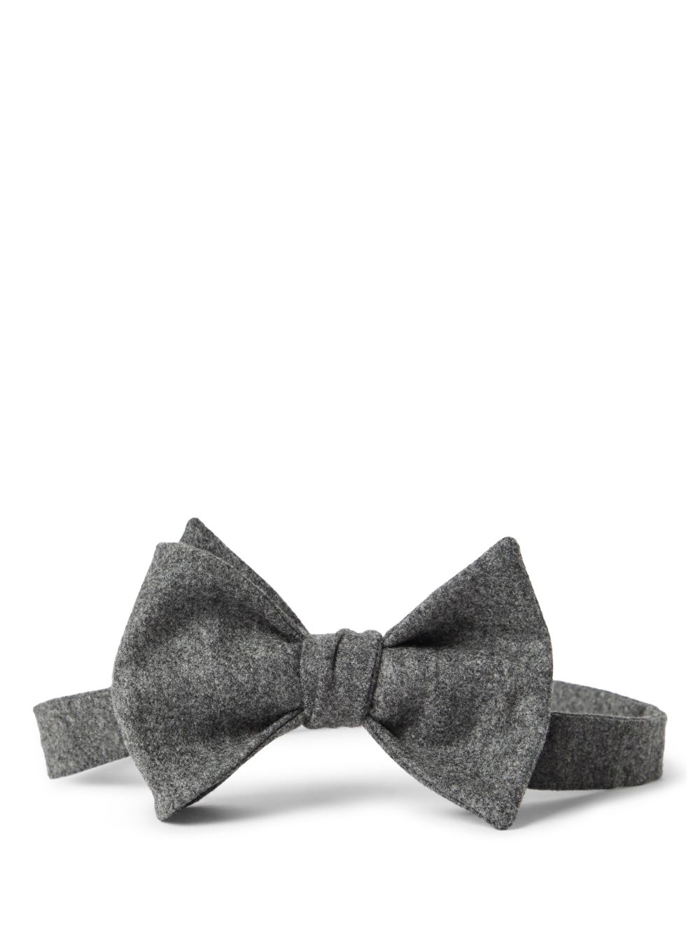 Brunello Cucinelli flannel bow tie - Grey