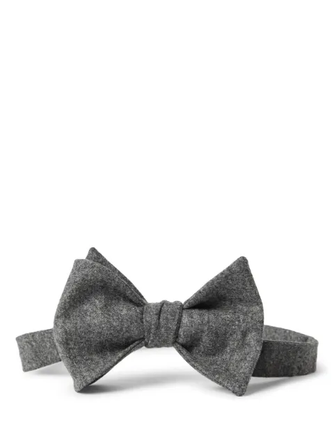Brunello Cucinelli corbata de moño de franela