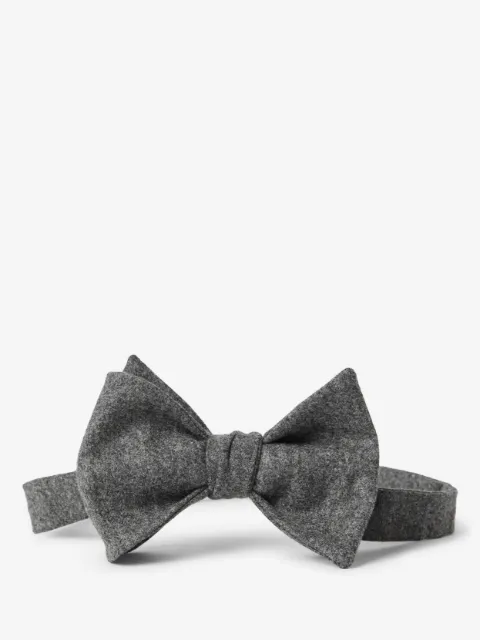 Brunello Cucinelli flannel bow tie