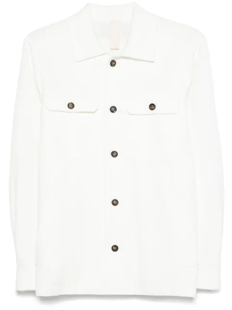 Eleventy classic-collar shirt jacket