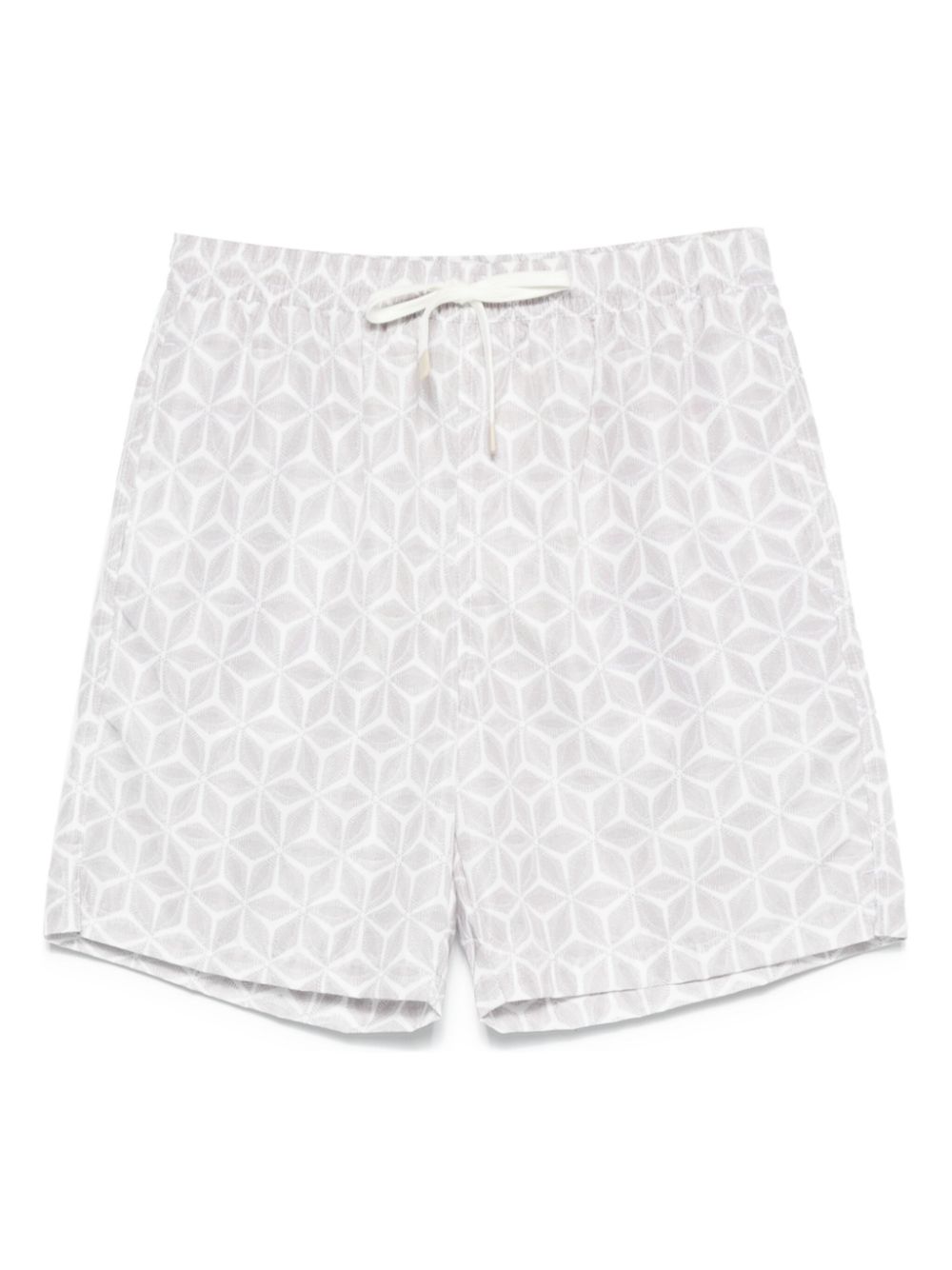 Eleventy floral-print swim shorts - Neutrals