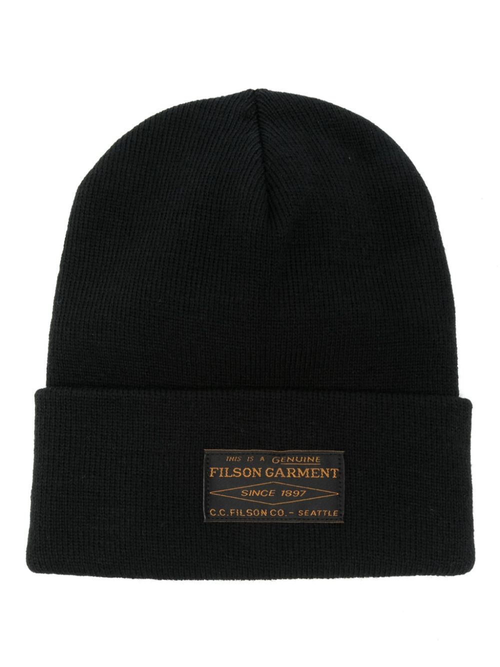 Filson Ballard Watch beanie hat - Black