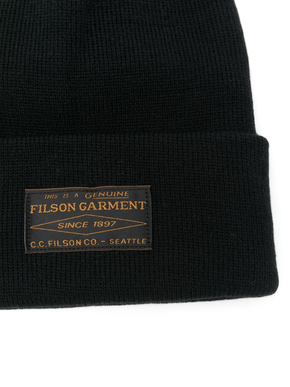 Filson Ballard Watch beanie hat - Black