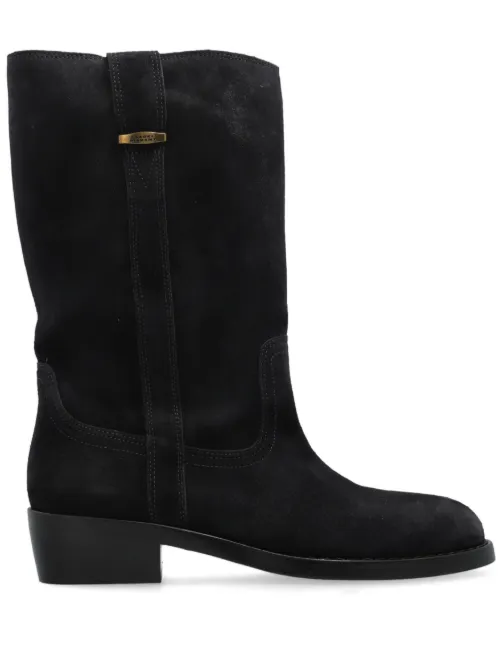 Bottes Heikee en daim - ISABEL MARANT - Modalova