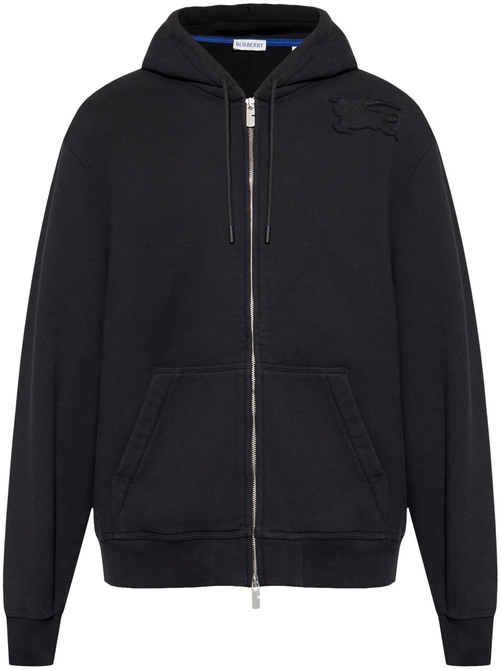 Burberry Hoodie met logopatch Zwart