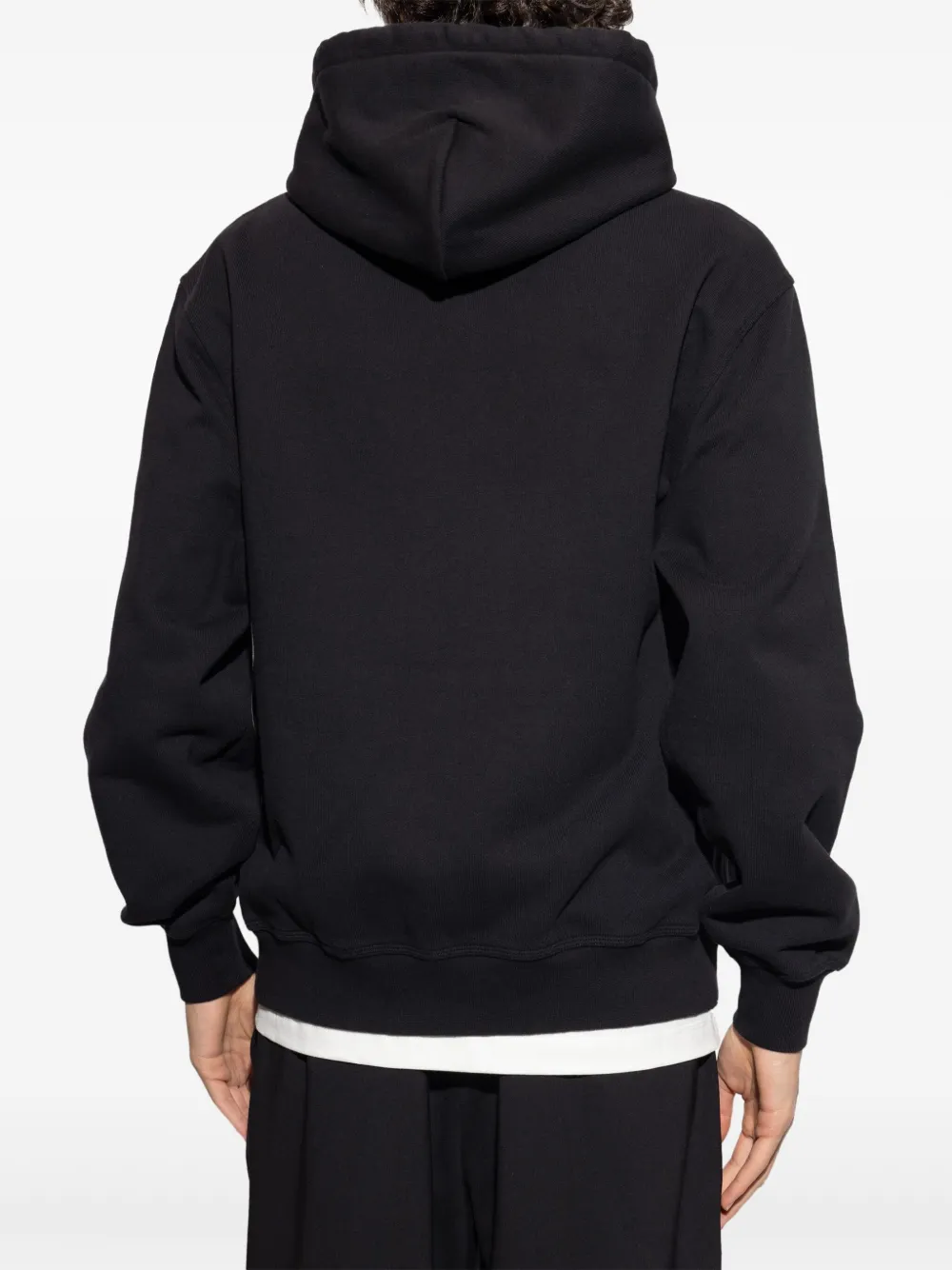 Burberry Hoodie met logopatch Zwart
