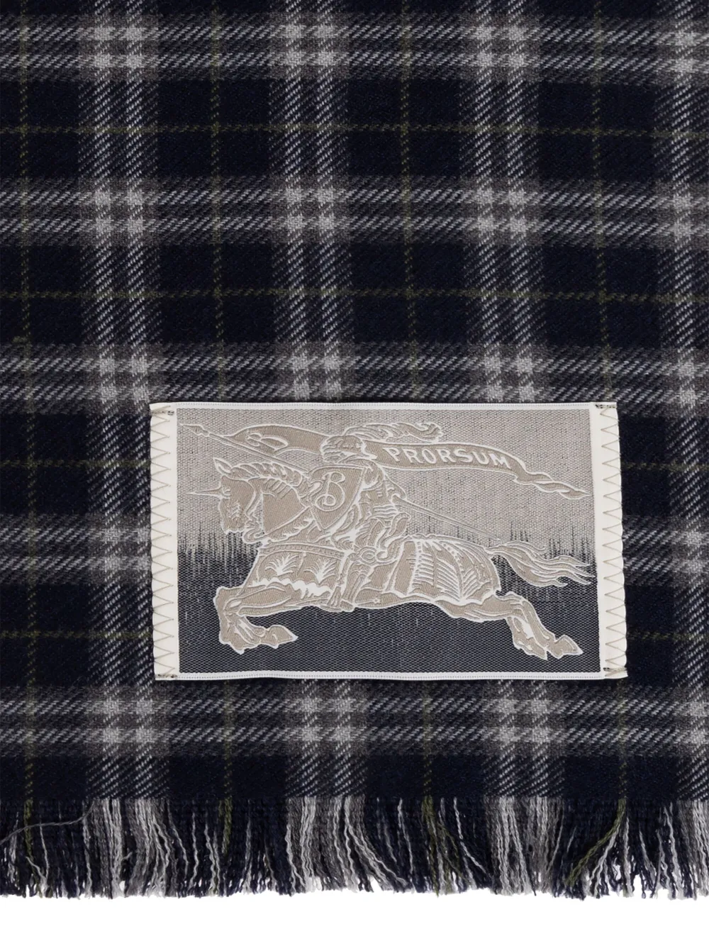 Burberry Geruite sjaal Blauw