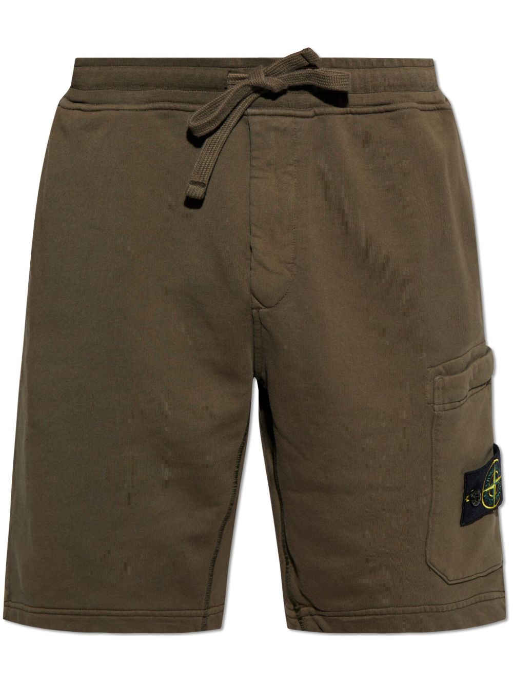 Stone Island Trainingsshorts met Compass-logopatch Bruin