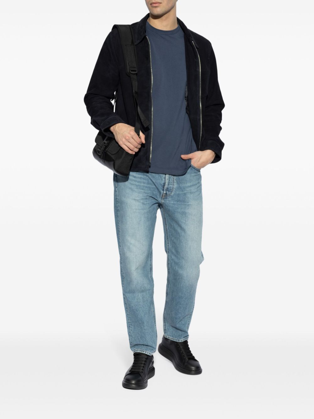 Officine Generale straight jeans - Blauw