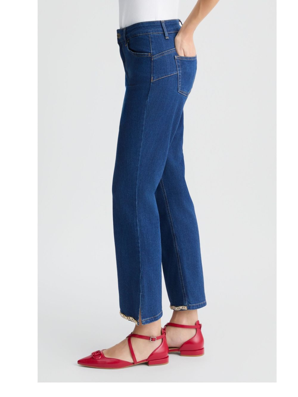 LIU JO Cropped jeans Blauw