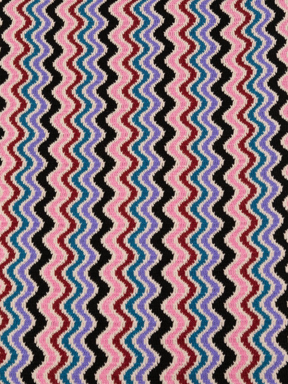 Missoni zigzag-woven scarf - Beige