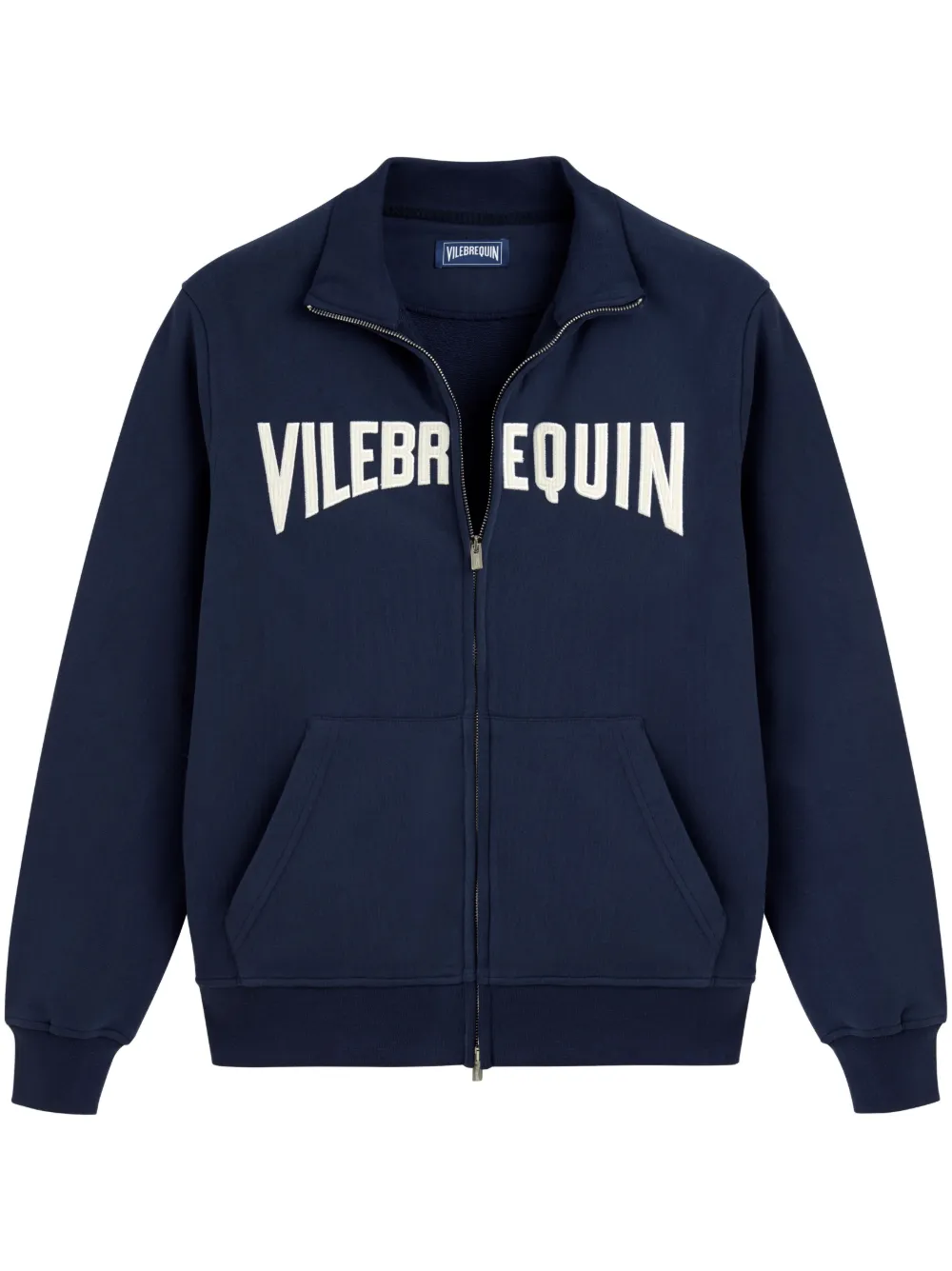 Vilebrequin Sweater met gestikt logo Blauw