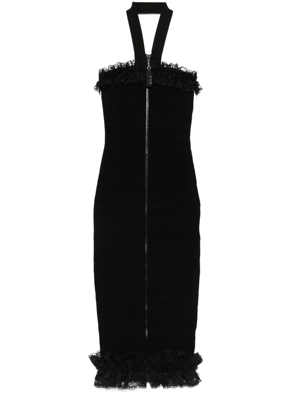 Self-Portrait x Christopher Kane knit midi dress – Black