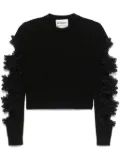 Self-Portrait x Christopher Kane cut-out lace-detail jumper - Black