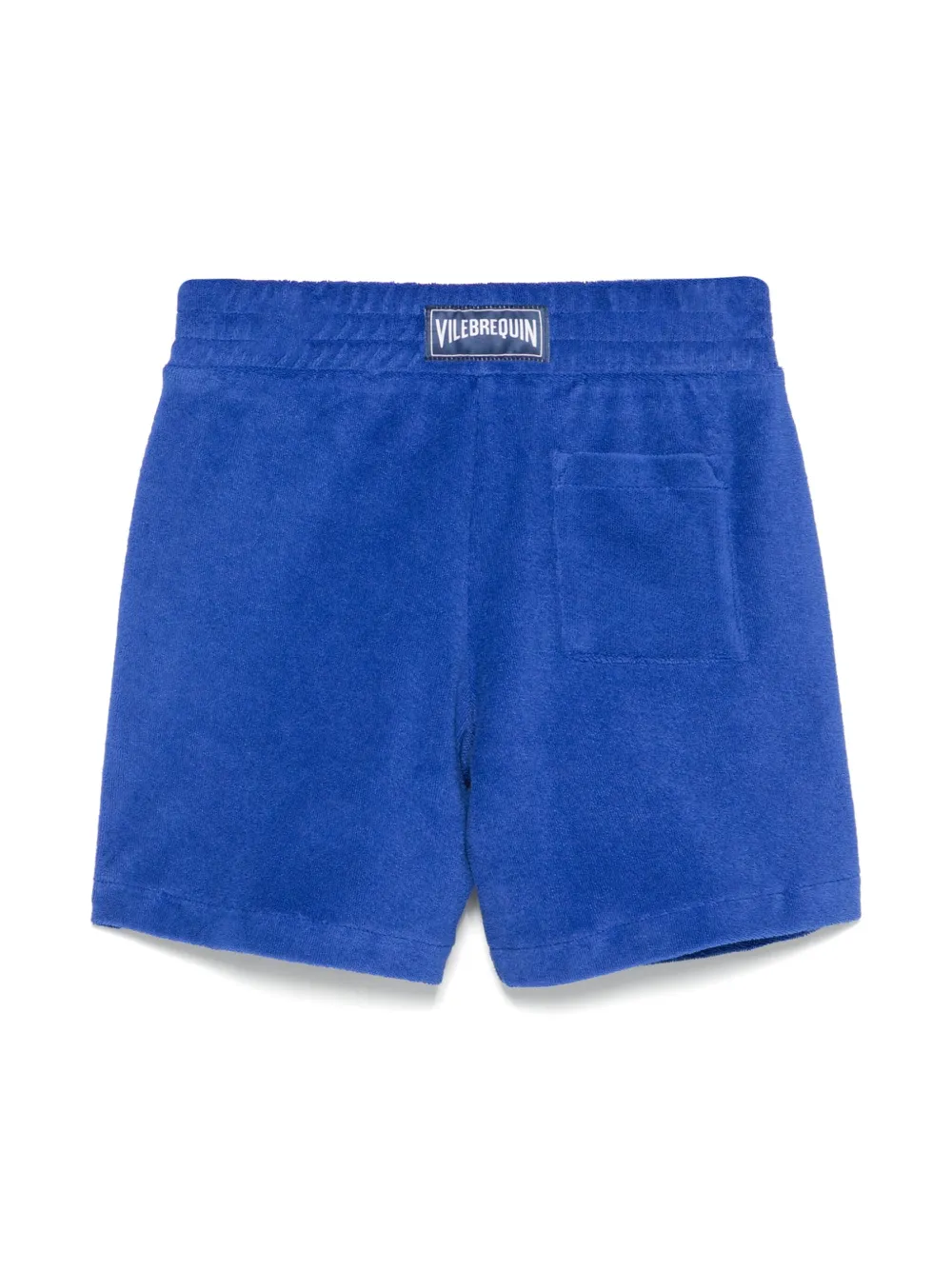 Vilebrequin Kids Shorts met borduurwerk en franje - Blauw