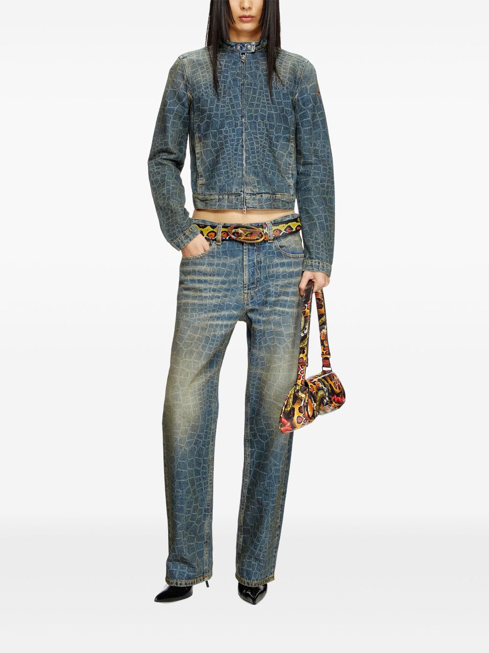 Diesel Lunar New Year of the Snake D-Ark jeans - Blauw