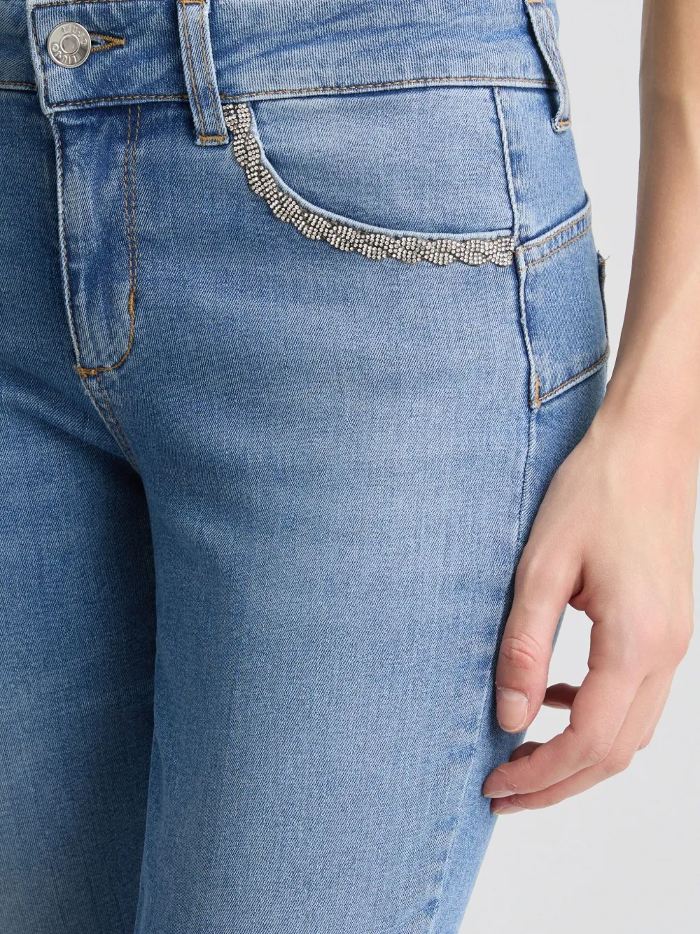 LIU JO Cropped jeans Blauw