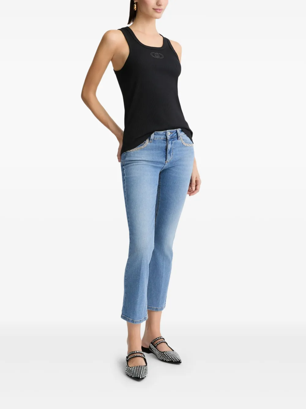 LIU JO Cropped jeans - Blauw