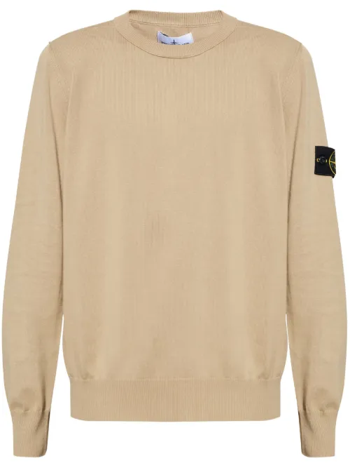 Pull à logo brodé - Stone Island - Modalova