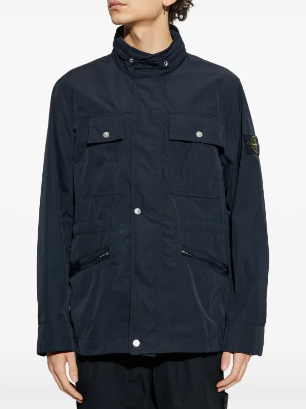 STONE  ジャケット　ネイビー　M Stone Island Compass-badge Jacket | Blue | FARFETCH