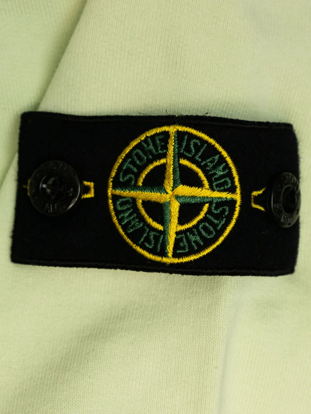 Stone Island Junior Hoodie met Compass-logopatch Groen