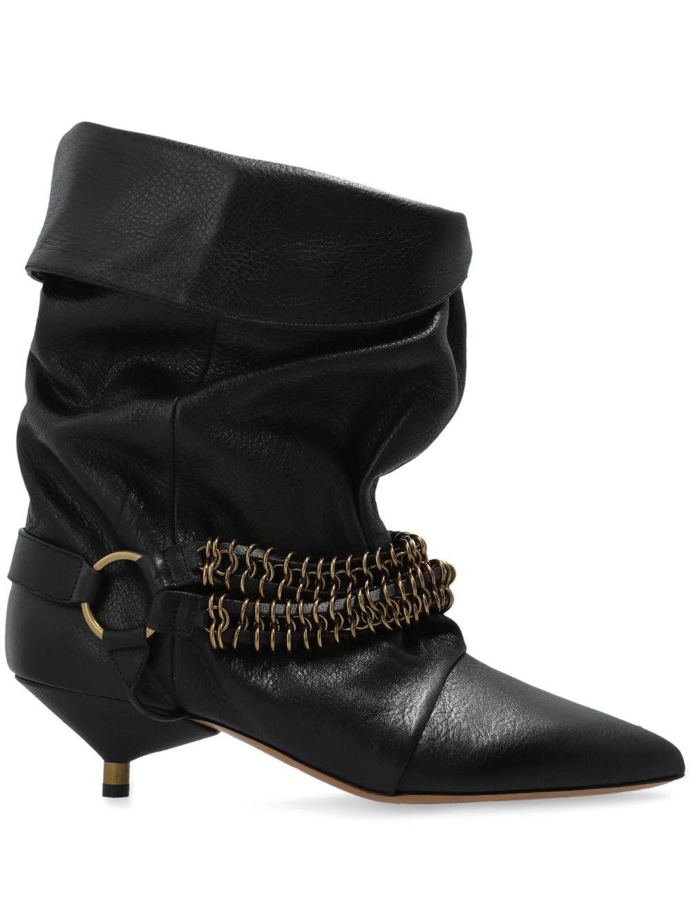 ISABEL MARANT leather boots Black