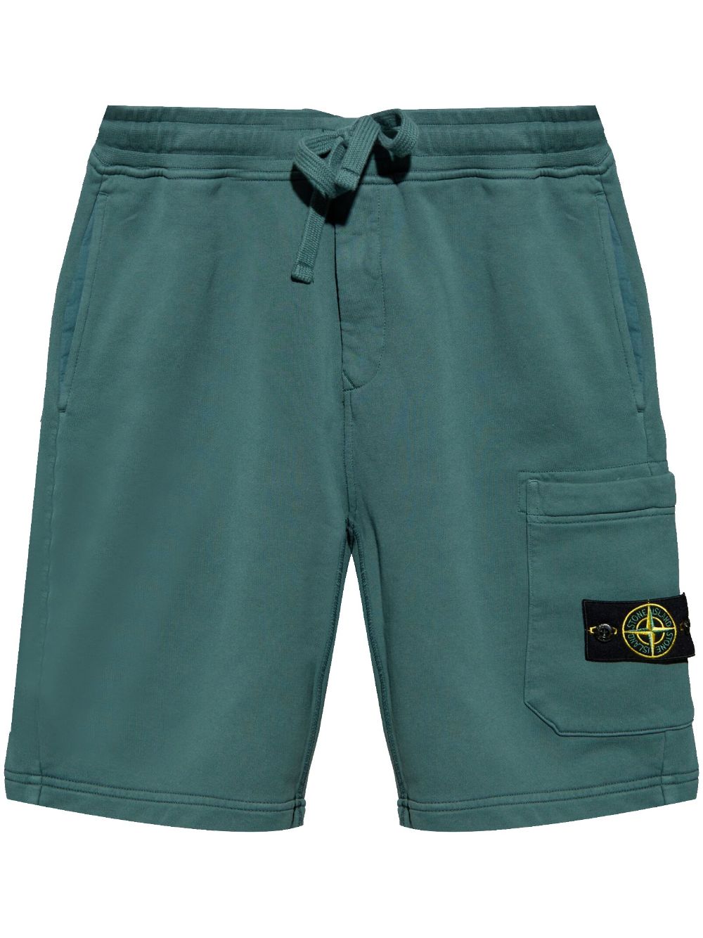 Stone Island Trainingsshorts met Compass-logopatch Groen