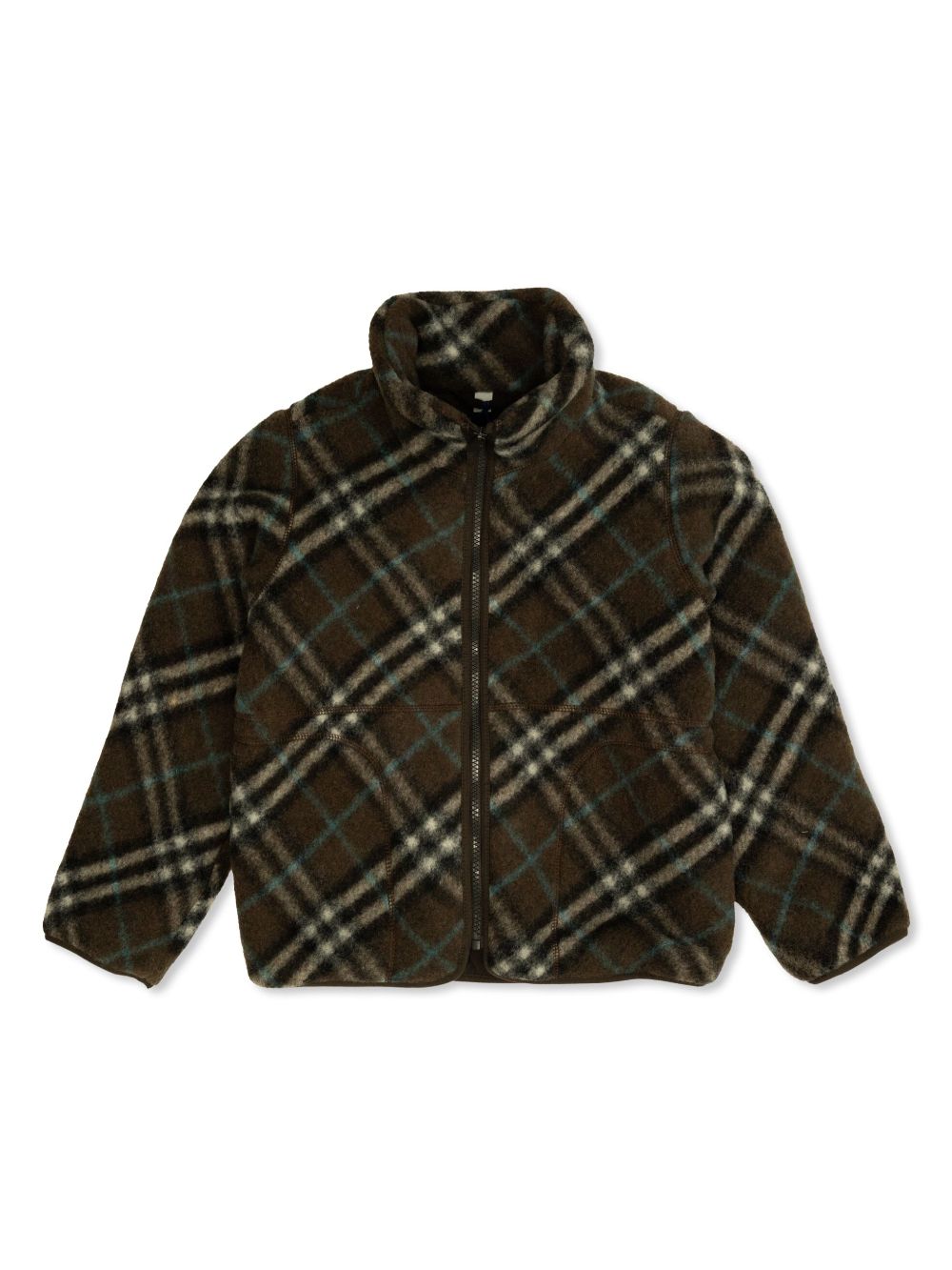 Burberry Kids Reversible Salisbury jacket Groen