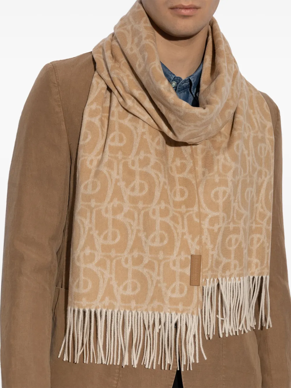 BURBERRY B CHARM SCARF 