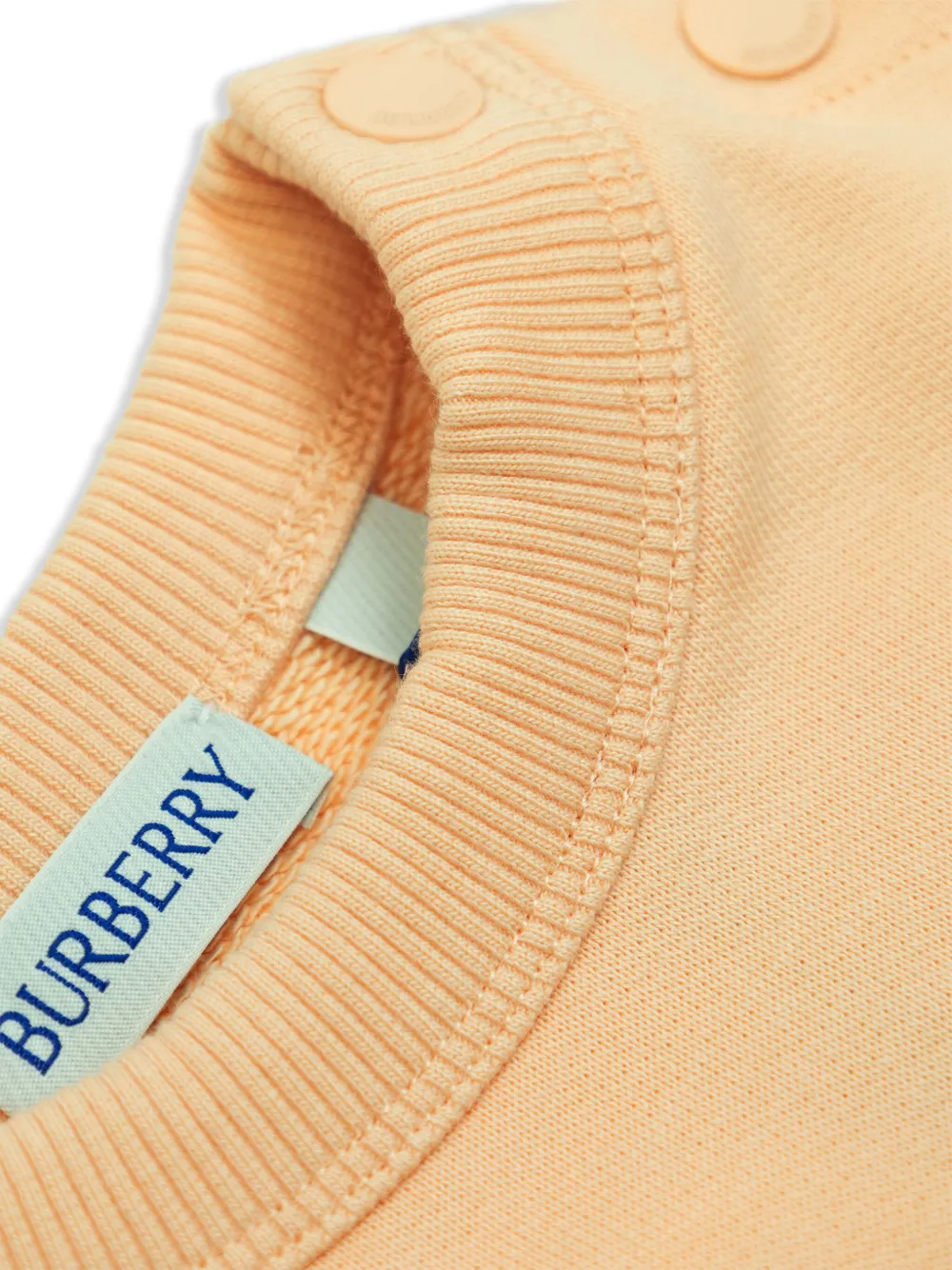 Burberry Kids Sweater met applicatie Oranje