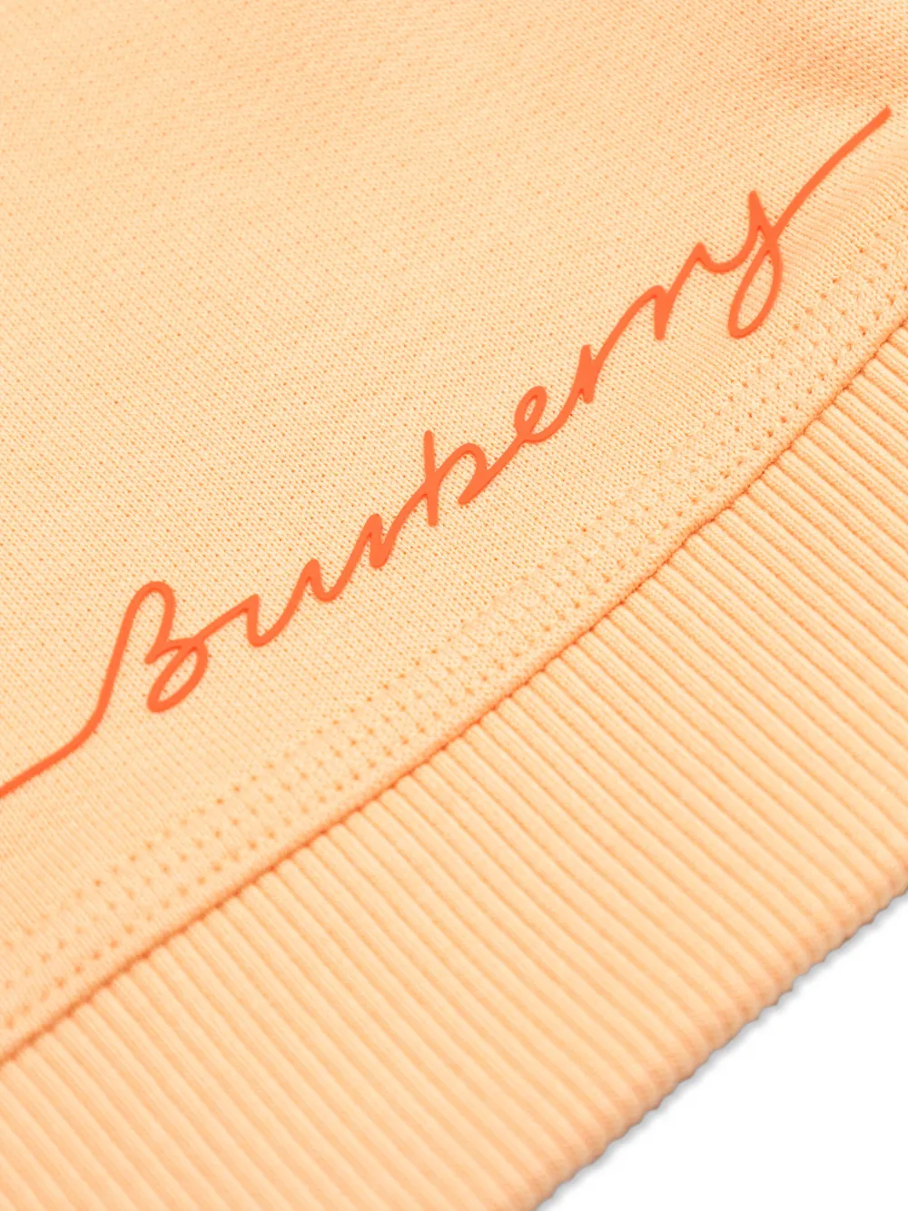 Burberry Kids Sweater met applicatie Oranje