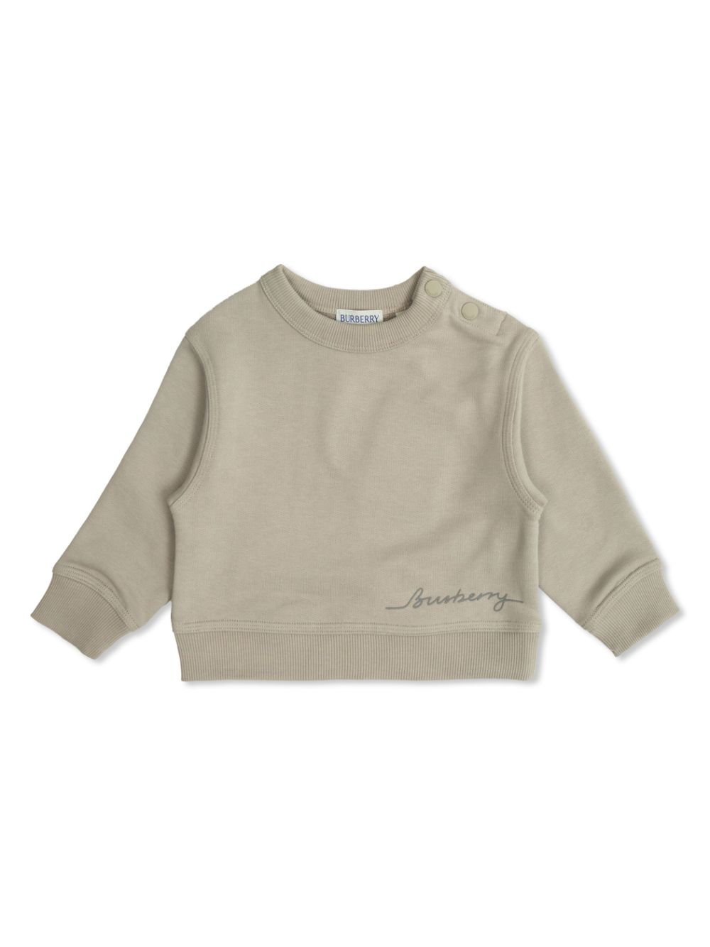 Burberry Kids logo-print sweatshirt Beige