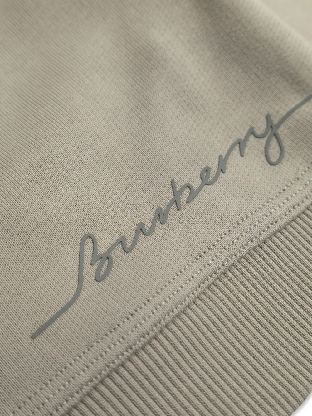 Burberry Kids Sweater met logoprint Beige