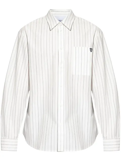 Burberry camisa con rayas estampadas