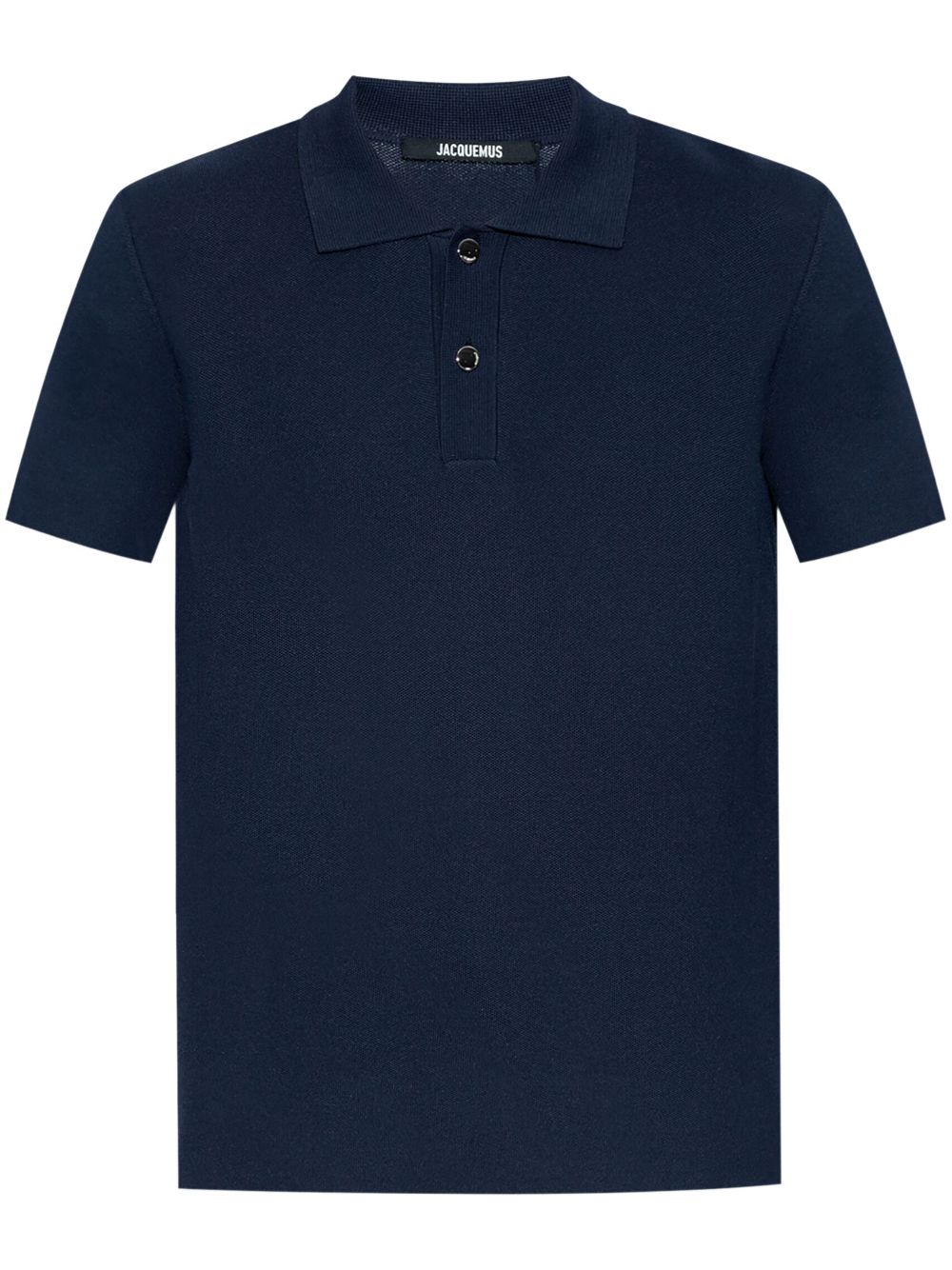 Jacquemus logo-jacquard polo shirt - Blue