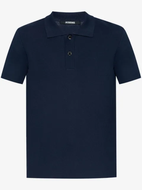 Jacquemus logo-jacquard polo shirt