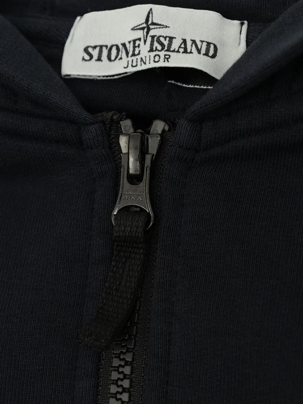 Stone Island Junior Hoodie met Compass-logopatch Blauw