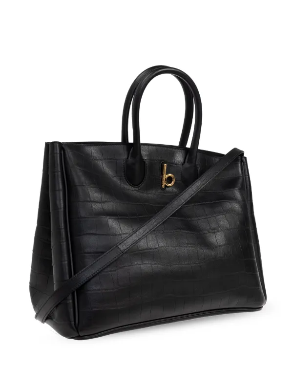 バーバリー Burberry Rocking Horse Tote Bag Burberry Rocking Horse Tote Bag | Black | FARFETCH