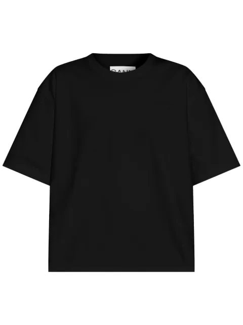 GANNI tie-fastening T-shirt