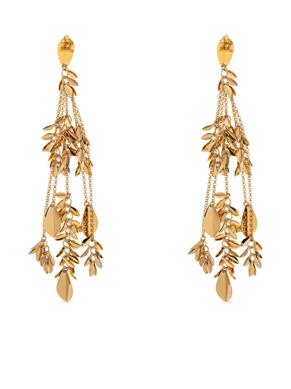 ISABEL MARANT leaf earrings - Goud