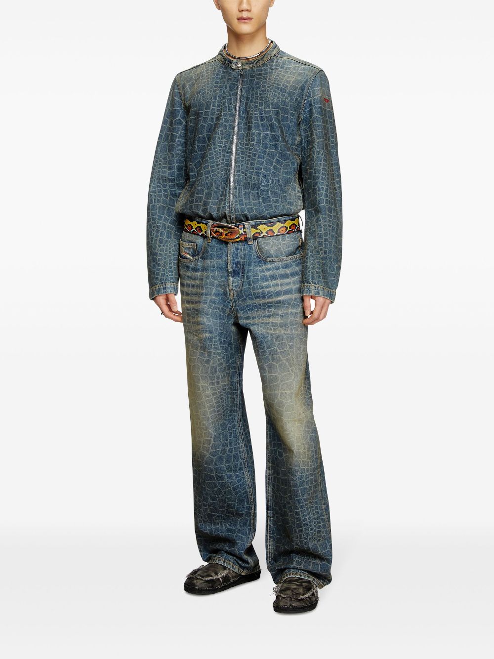 Diesel Lunar New Year of the Snake D-Macro jeans - Blauw