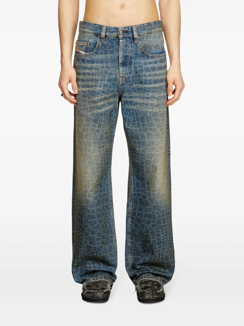 Diesel Lunar New Year of the Snake D-Macro jeans Blauw