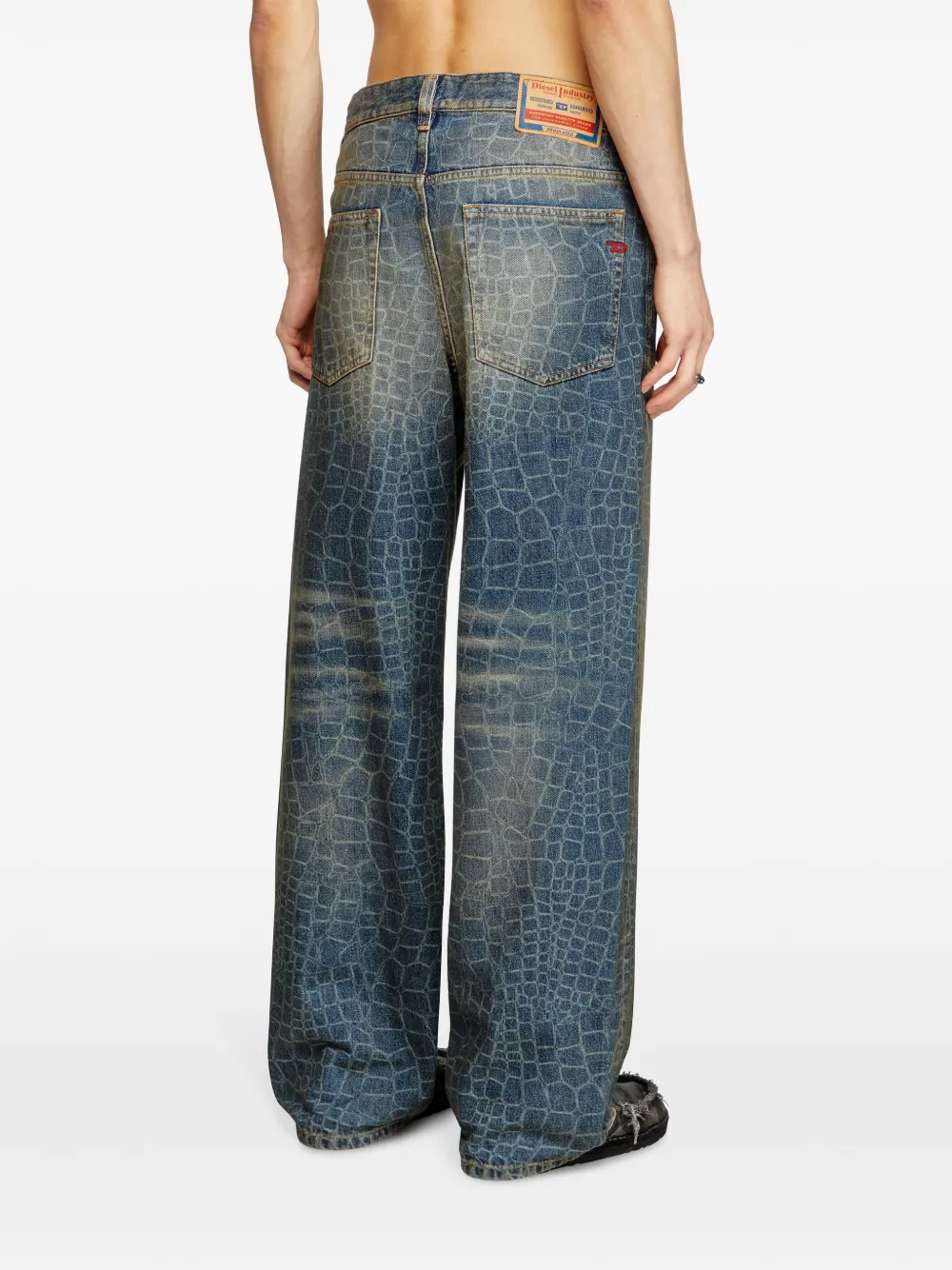 Diesel Lunar New Year of the Snake D-Macro jeans Blauw