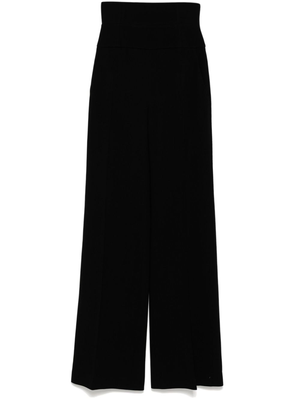 Ermanno Scervino interlock waistband palazzo pants - Black