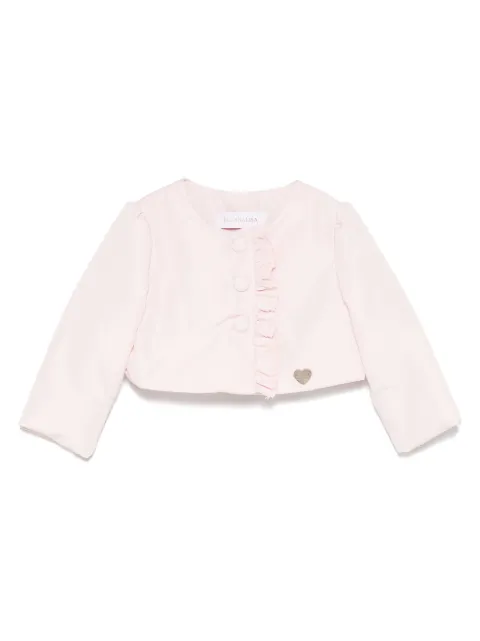 Monnalisa ruffle-detail jacket